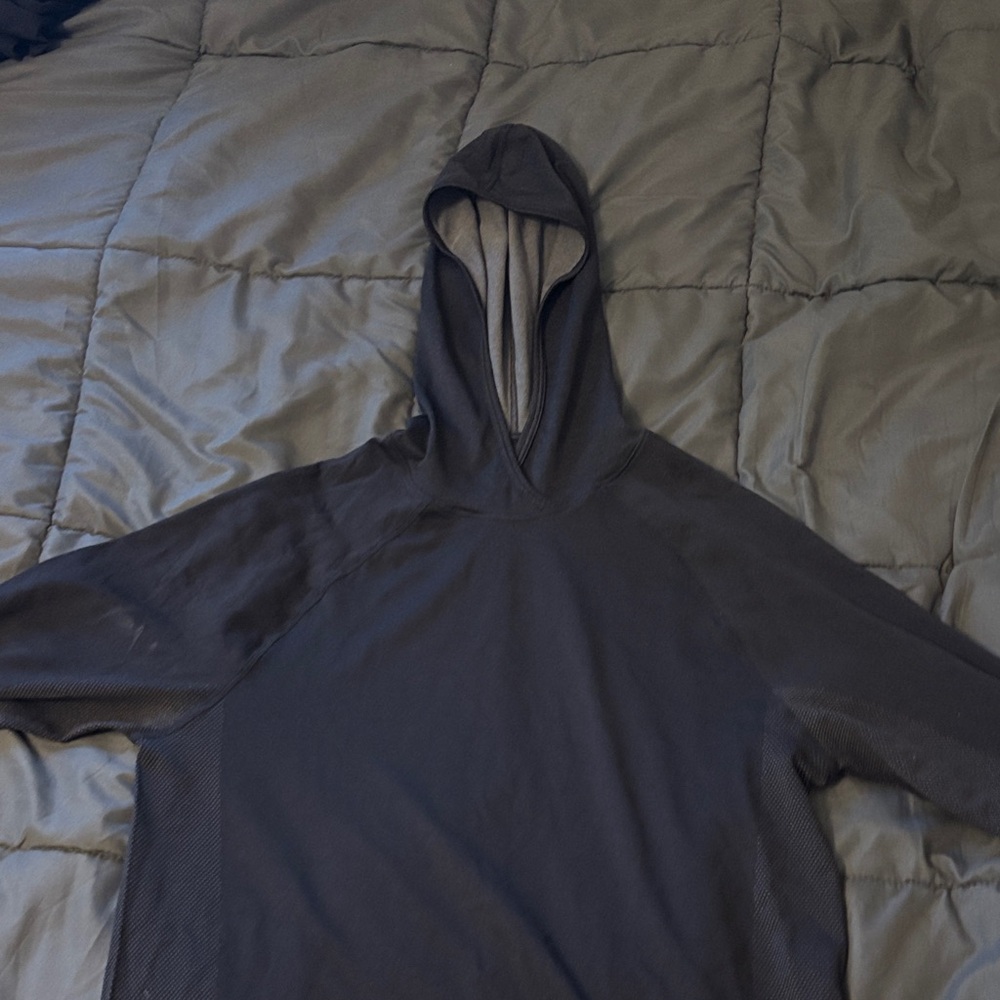 Fabletics Dark Gray Long Sleeve Hoodie